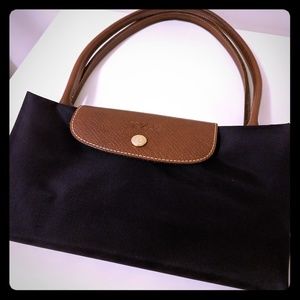 Good condition purple longchamp pliage